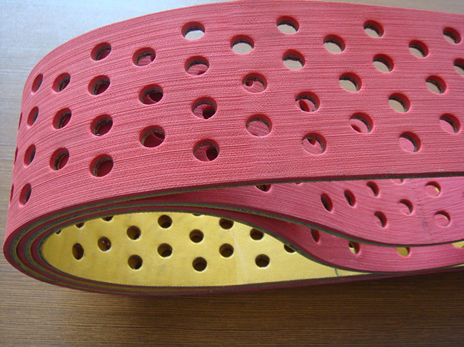 加膠打孔傳動帶